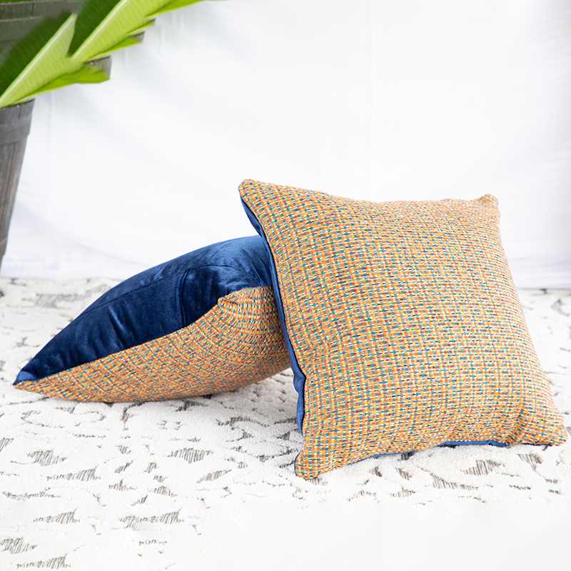 Spooned checkered pillows (18 by 18) - Image 2
